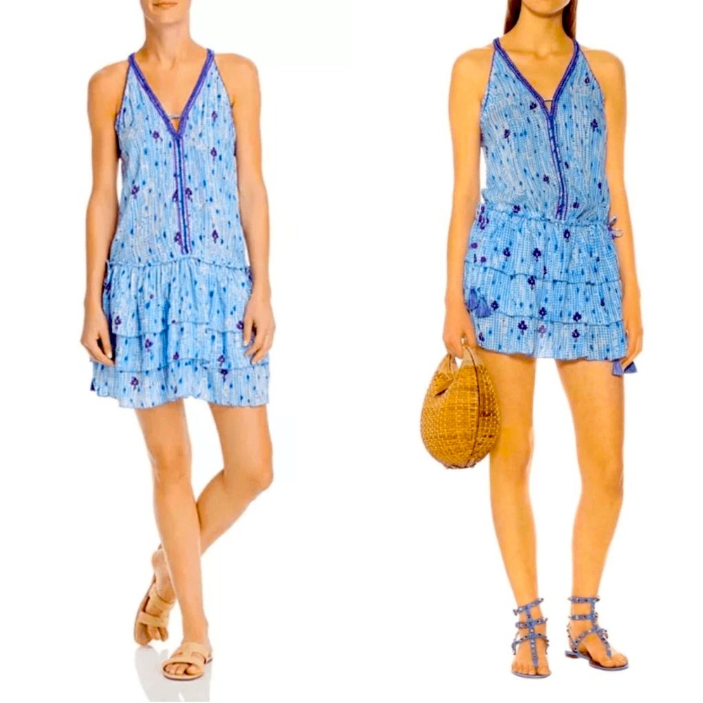 Poupette St Barth Betty ruffled mini dress